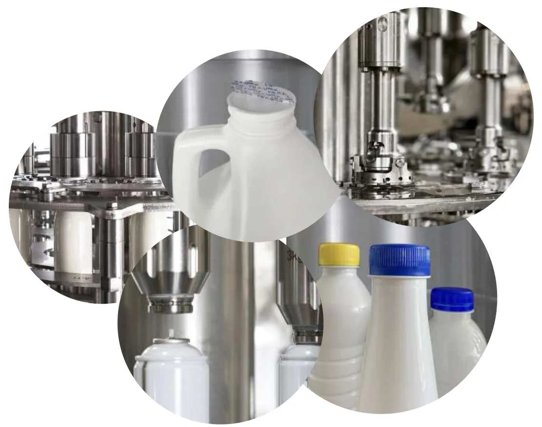 Alternative capping options — oriented press cap and heat-sealed aluminum foil